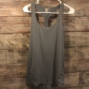 Grey Calvin Klein athletic tank top